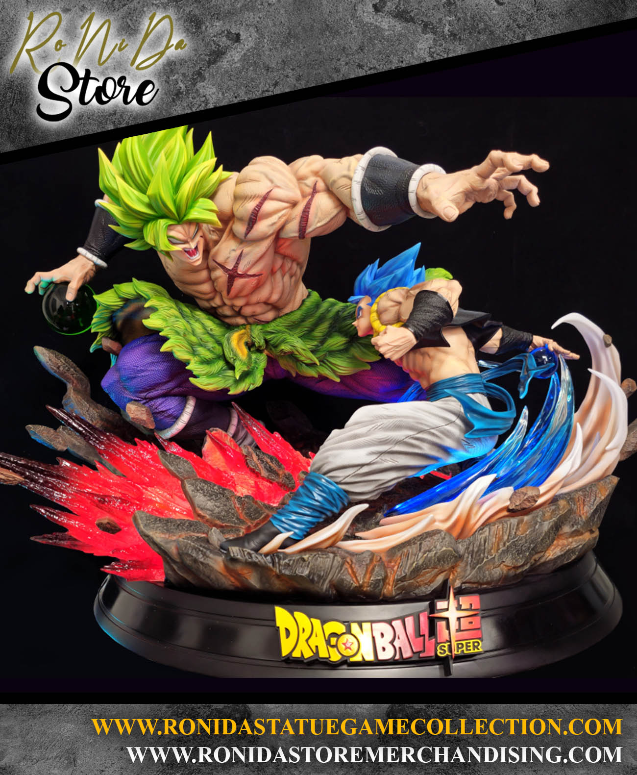 Yan x 2% Studio - Broly vs Gogeta Dragon Ball - 1/4 Statue