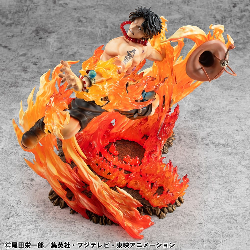 Megahouse Portgas D. Ace One Piece P.O.P NEO-Max PVC Statue 15th Anniversary Reprint Ver