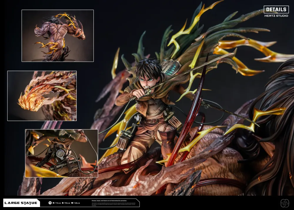 Hertz Studio - Erem Attack on Titan - Resin Statue 1:6 
