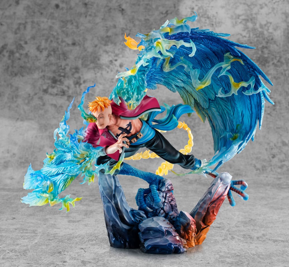 Megahouse Marco the Phoenix Leader One Piece P.O.P MAS Maximum PVC Statue 
