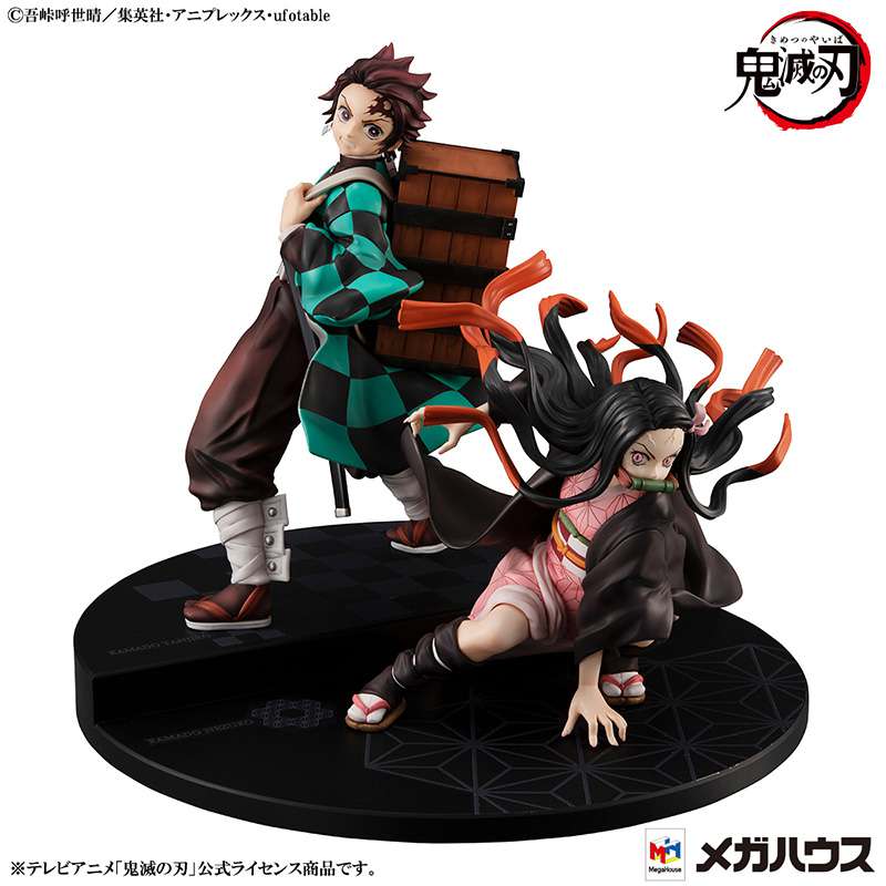 Megahouse Tanjiro and Mikuzo Demon Slayer Brother & Sister Gem St