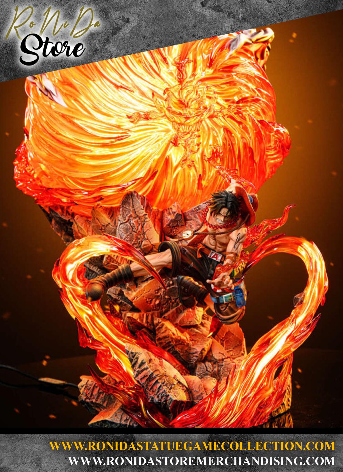 Reset Studio Portgas D Ace One Piece - 1:6 Statue