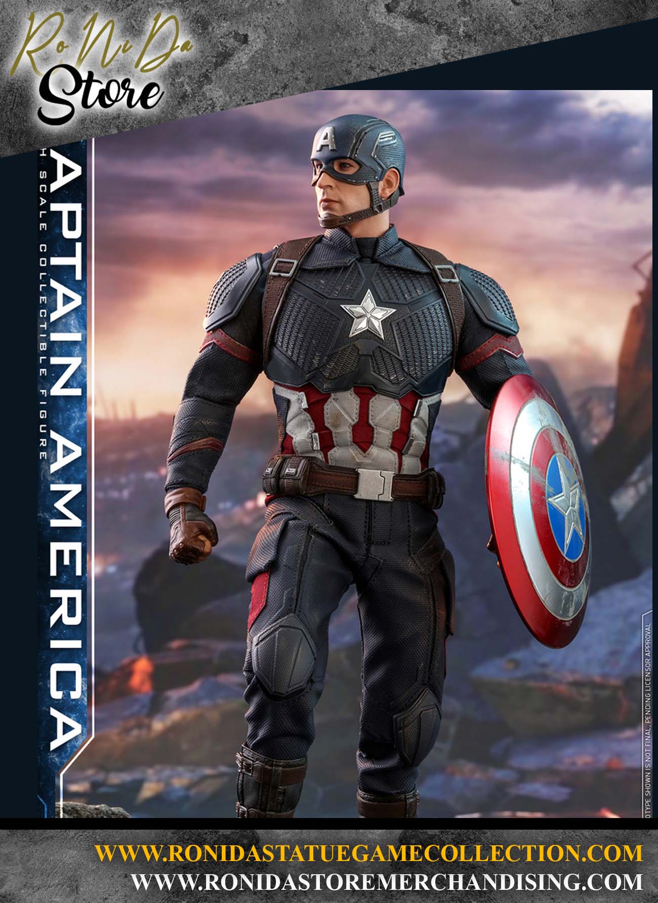 Hot Toys Captain America Avengers: Endgame MMS536 Action Figure