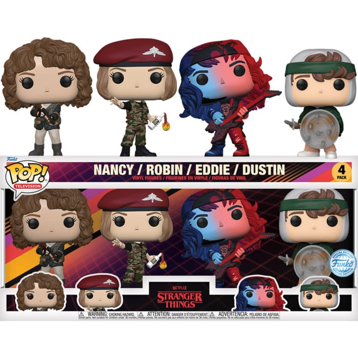 Stranger Things Funko POP! TV Vinyl Figure 4-Pack S4 (EMEA)