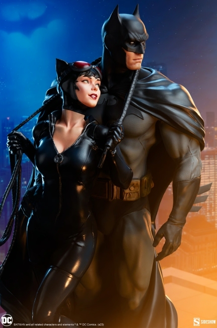 Sideshow Studio Batman and Catwoman - DC Comics Resin Statue