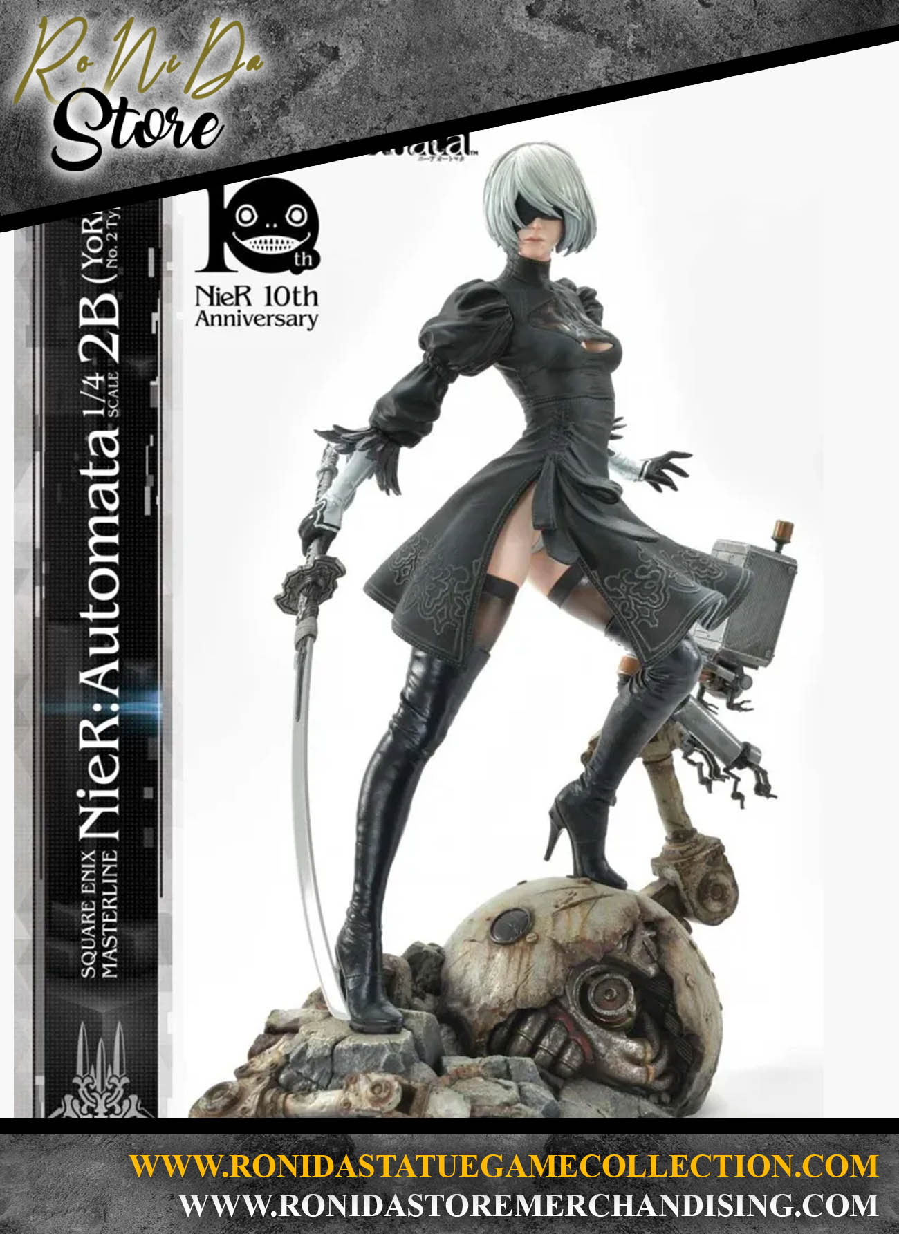 Prime 1 Studio 2B YoRHa No. 2 NieR:Automata - 1/4 Statue - Licensed