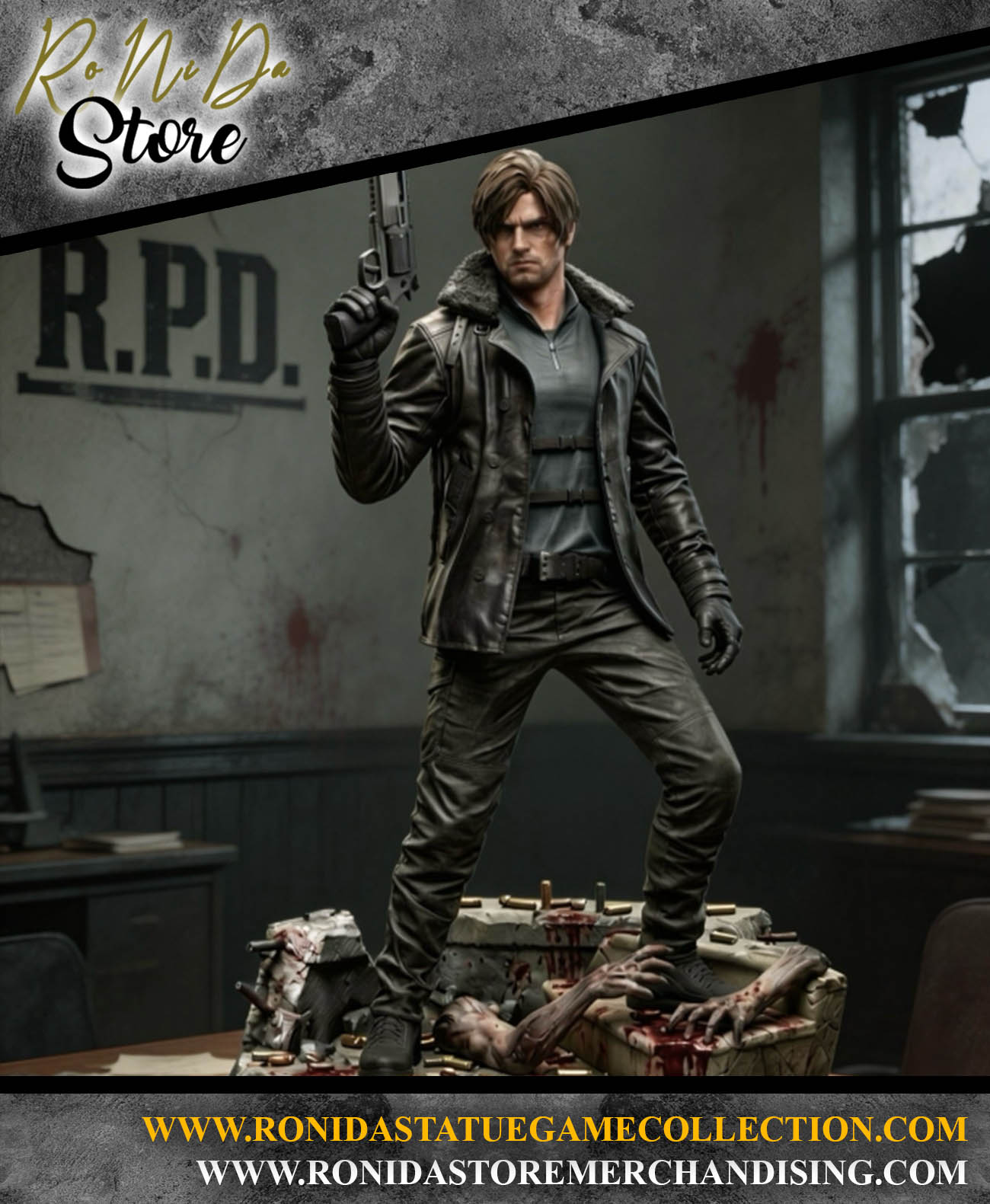 3109 Studio Leon Resident Evil Requiem - 1/4 Resin Statue