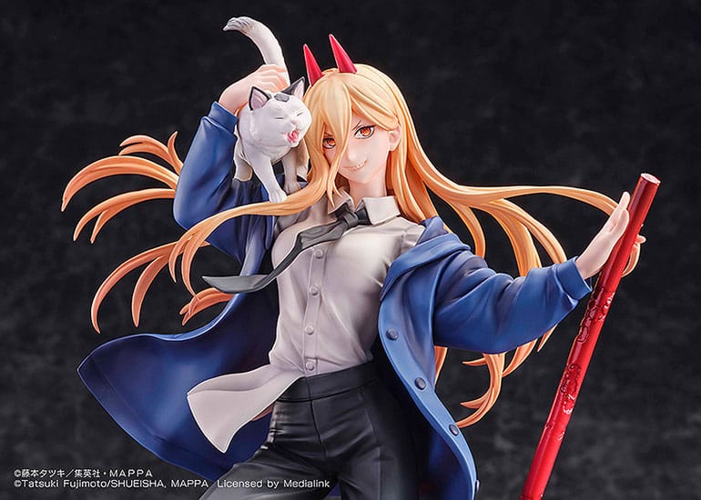 Sega Goods Chainsaw Man Statue 1/7 Power & Meowy