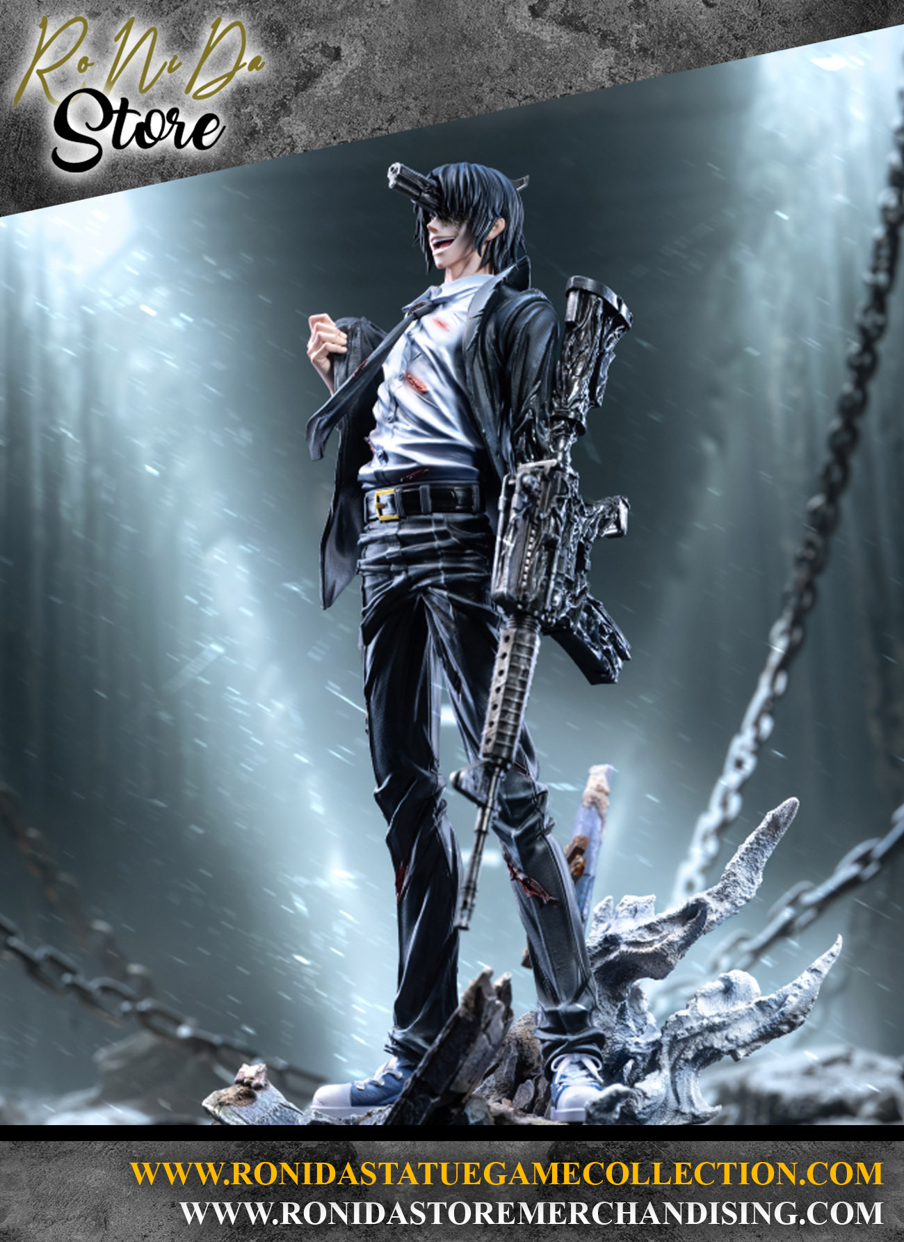 PG Studio X Dazzle Studio Hayakawa Aki Chainsaw Man - 1/6 Resin Statue