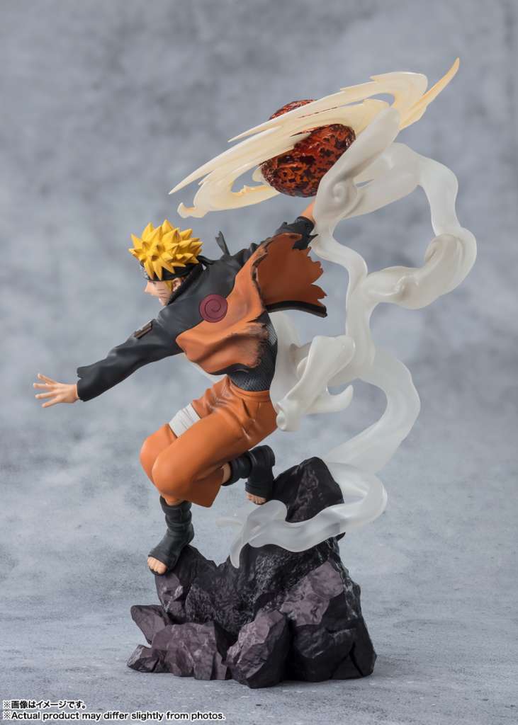 BANDAI Naruto Uzumaki Naruto Lava Release Figuarts Zero