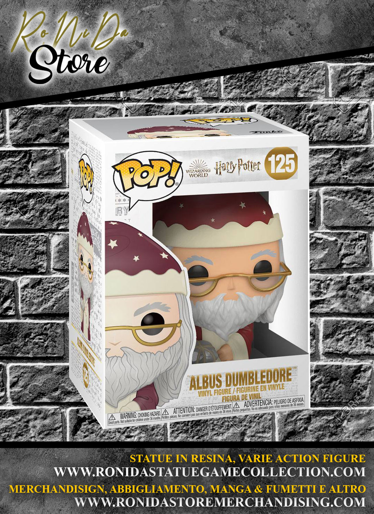 Harry Potter Funko POP! Albus Dumbledore Vinyl Figure Holiday 125