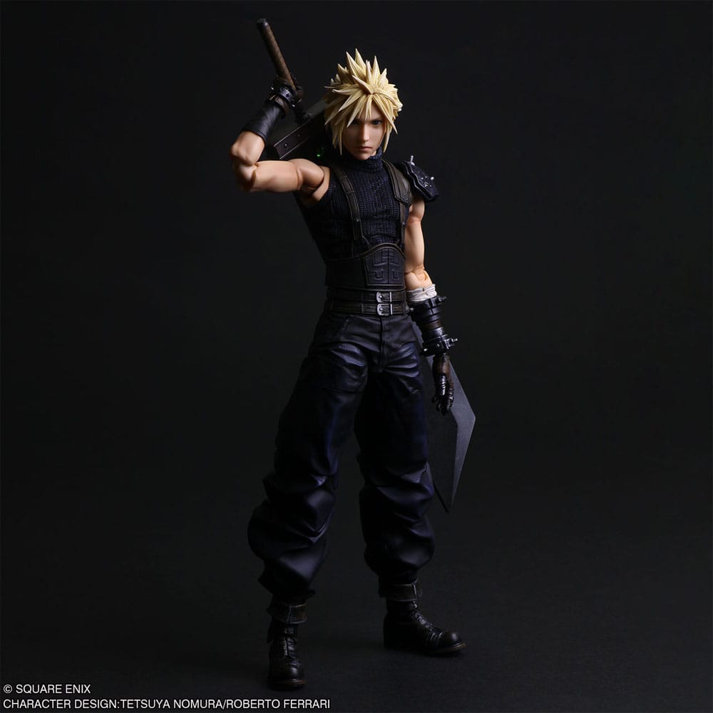 Square Enix Cloud Strife Final Fantasy VII Rebirth Play Arts Shin Action Figure 