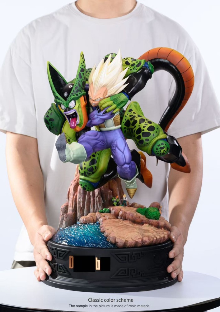 Yamcha Studio Vegeta Vs Cell  Dragon Ball - 1:4 Resin Statue