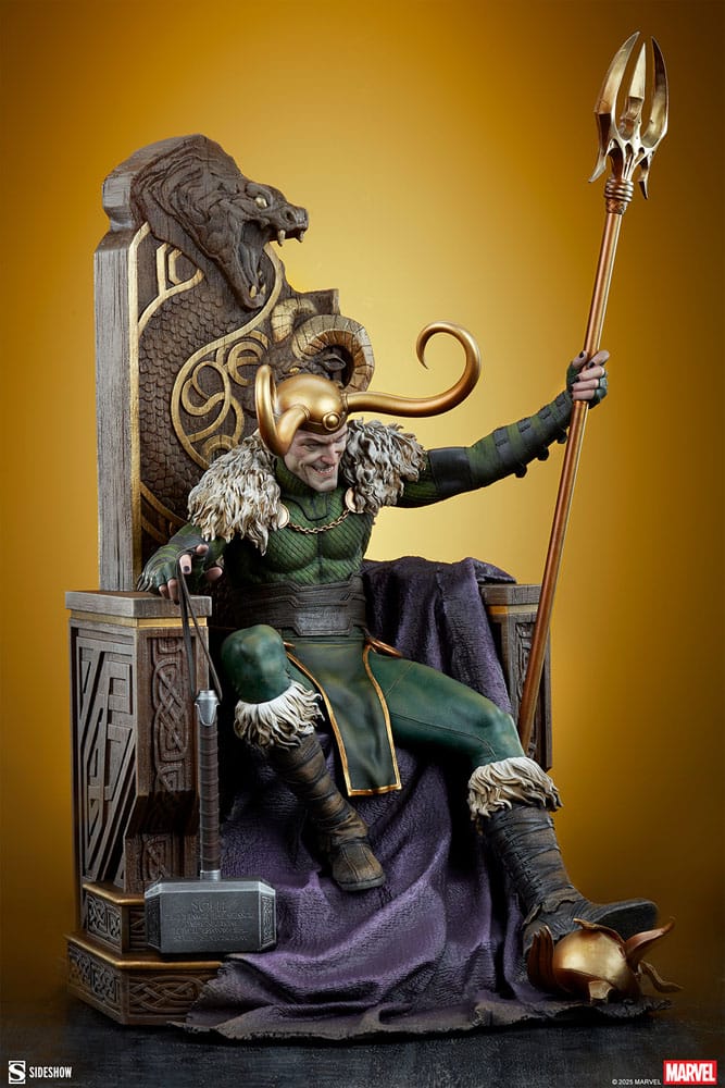 Sideshow Collectibles Loki Marvel Premium Format Resin Statue HQS