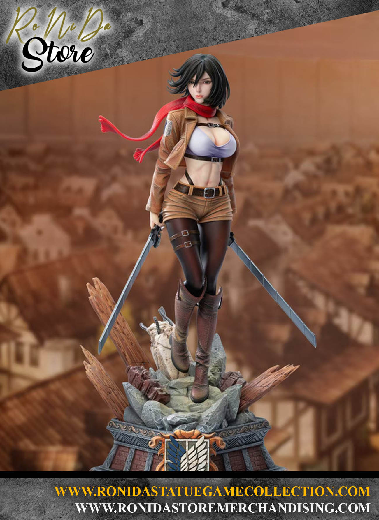 The Space Studio Mikasa Attack on Titan - 1:6 / 1:4 Resin Statue