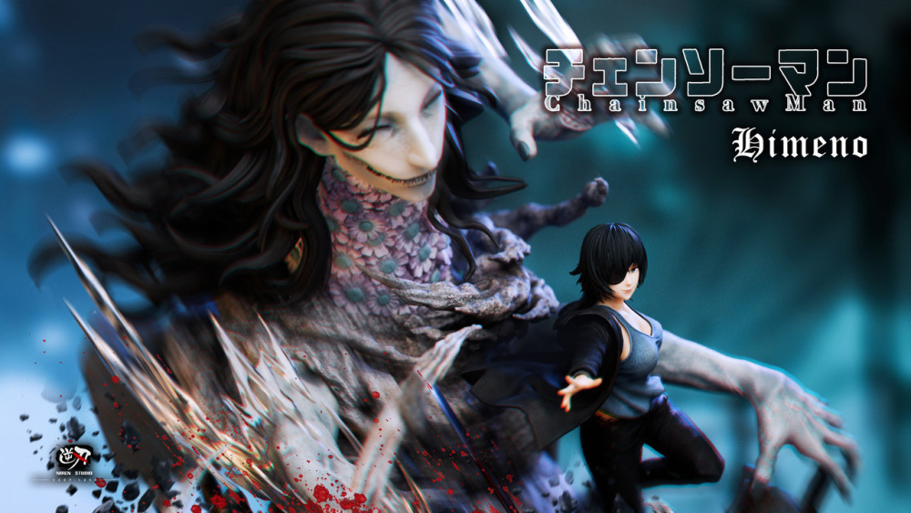 Niren Studio Chainsaw Man Himeno EX Version Resin Statue