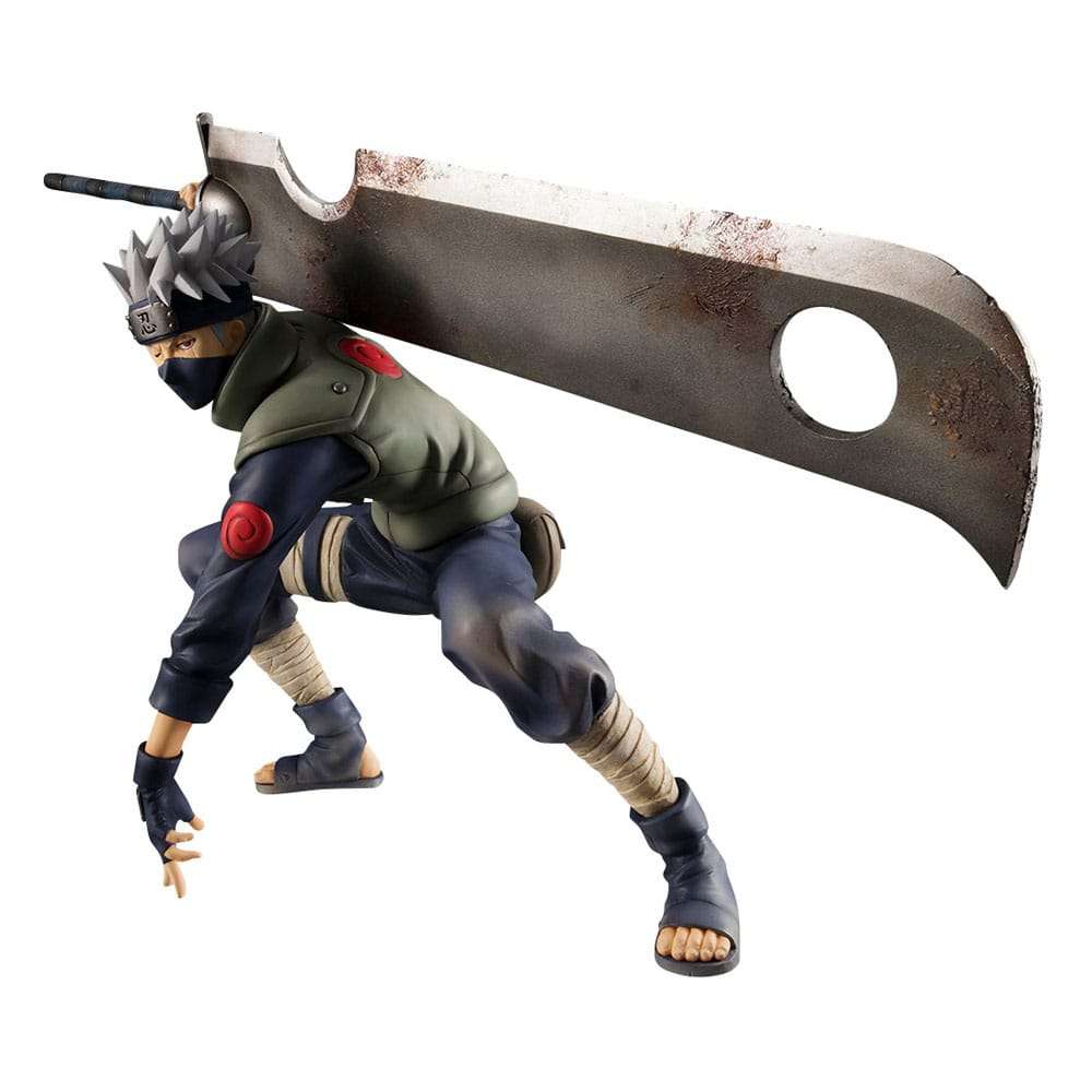 Megahouse Naruto Kakashi Hatake Great Ninja War Ver.15th Ann Statue