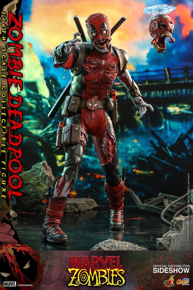 Hot Toys Marvel Zombies Comic Masterpiece Action Figure 1/6 Zombie Deadpool 