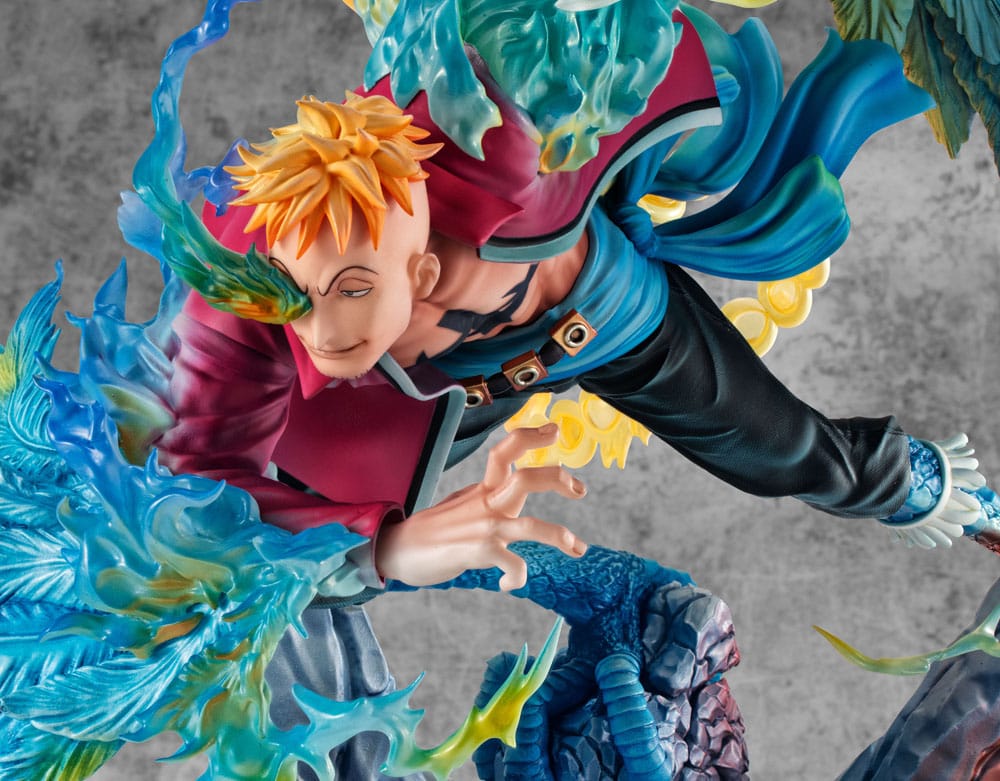 Megahouse Marco the Phoenix Leader One Piece P.O.P MAS Maximum PVC Statue 