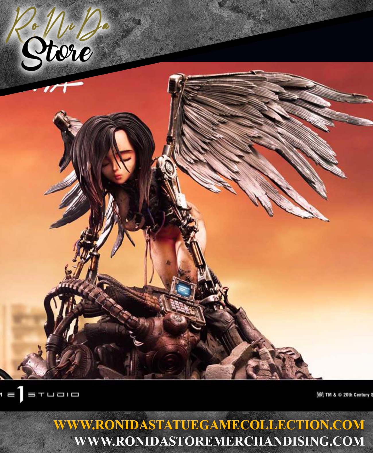 Prime 1 Studio Gally Rusty Angel Battle Angel Alita (comic) - Regular / Bonus 1/4 Resin Statue
