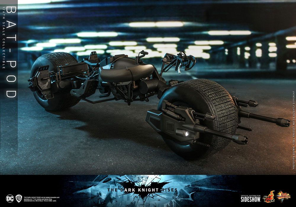 Hot Toys Bat-Pod Batman The Dark Knight Rises Movie Masterpiece Action Figure 1/6 