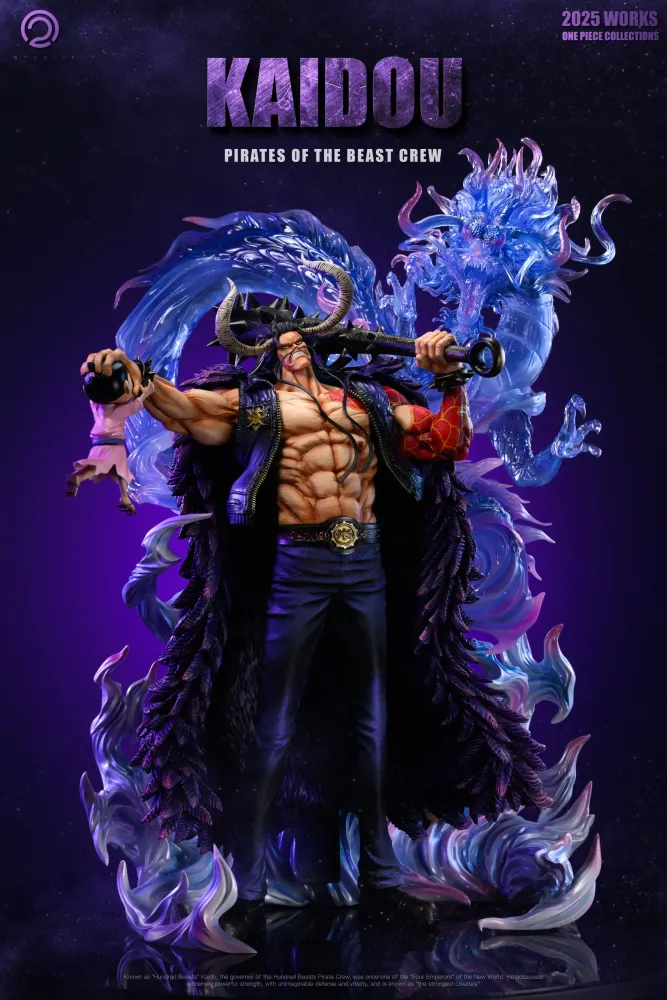 C2 Studio Wano Country Kaido One Piece Resin Statue HQS