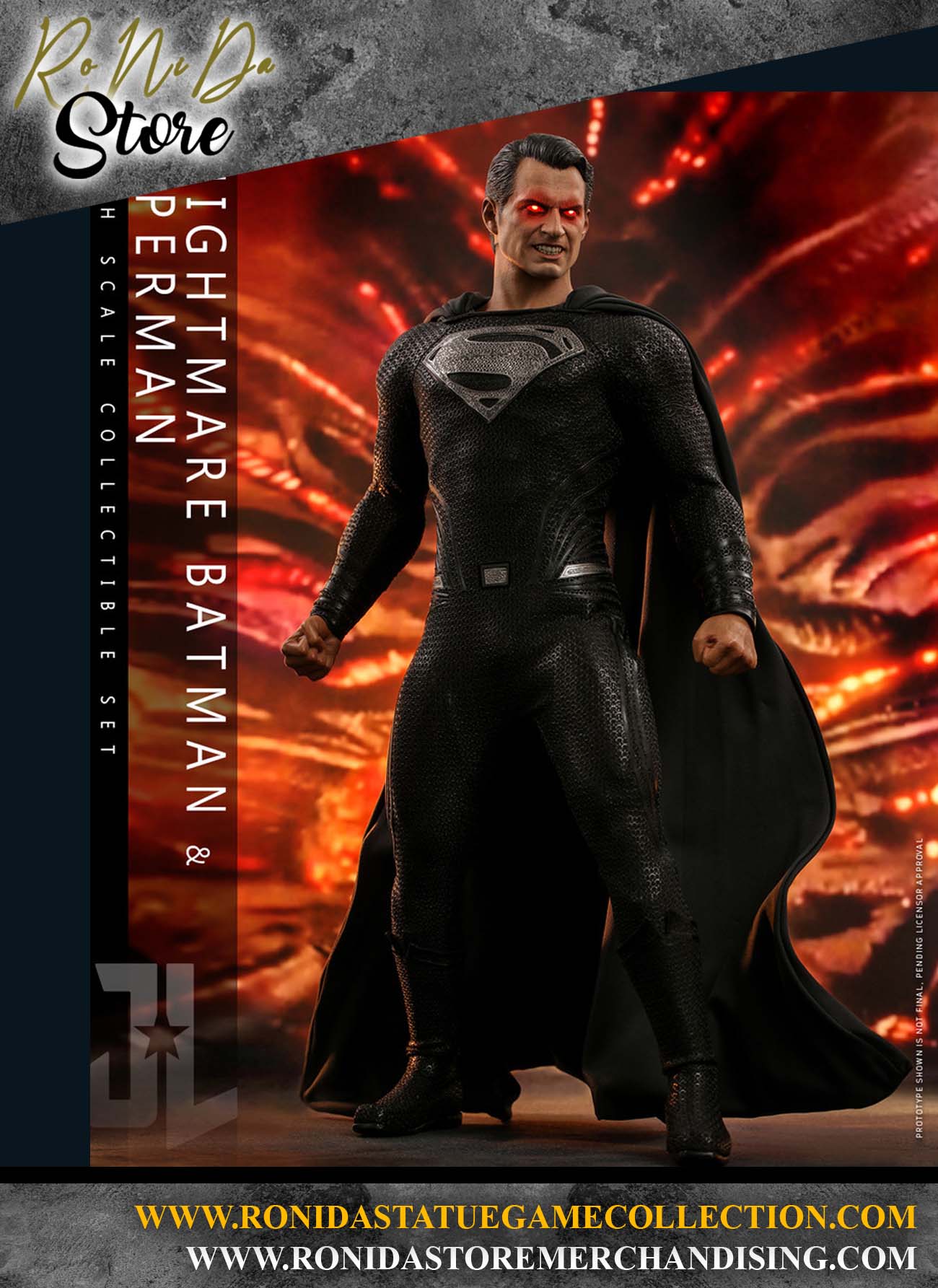 Hot Toys Knightmare Batman and Superman Zack Snyder's Justice League TMS038 Action Figure
