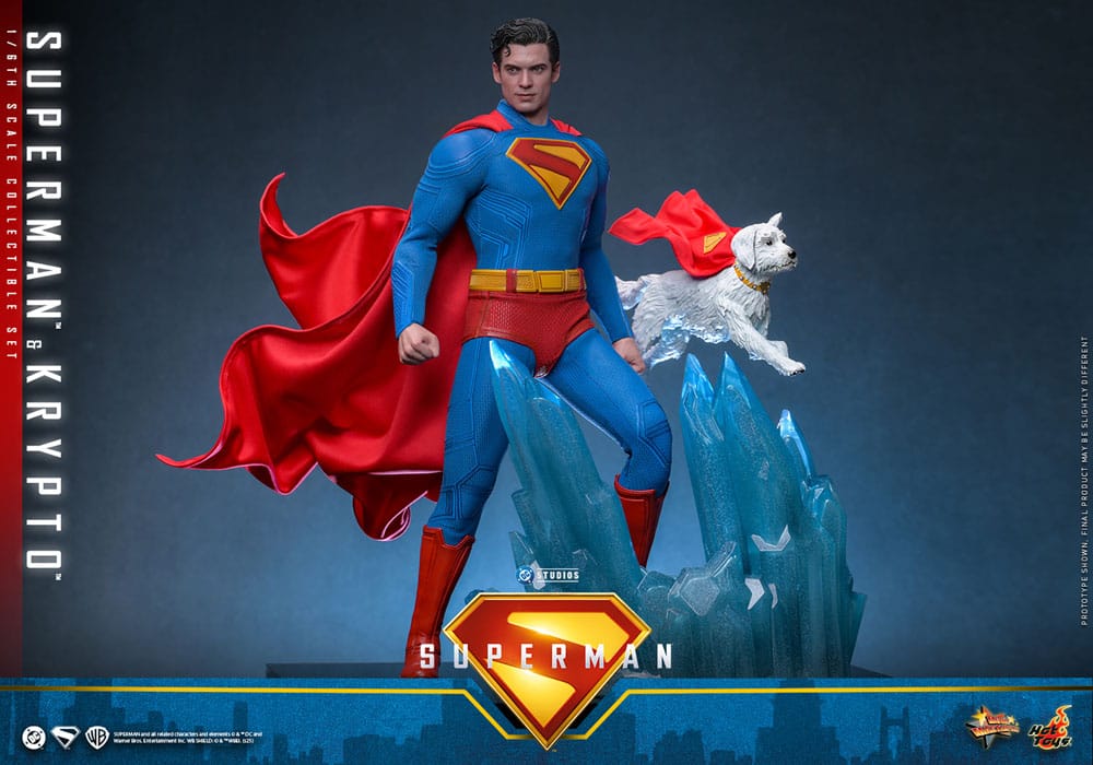 Hot Toys Superman (2025) Movie Masterpiece Action Figure 1/6 Superman & Krypto