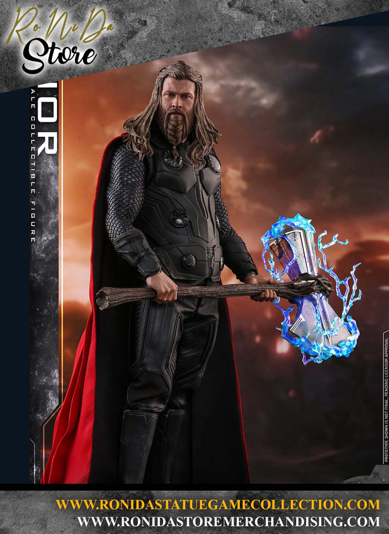 Hot Toys Thor Avengers Endgame Action Figure MMS557