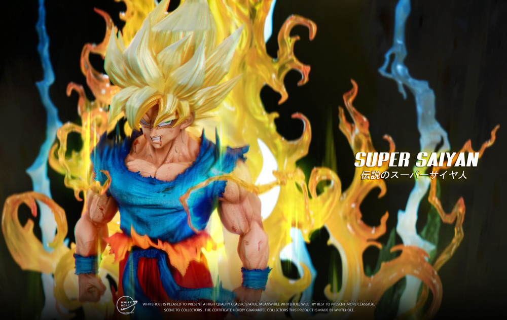 White Hole Studio - The legendary super saiyan Goku Dragon Ball Z - 1/6 EX Statue