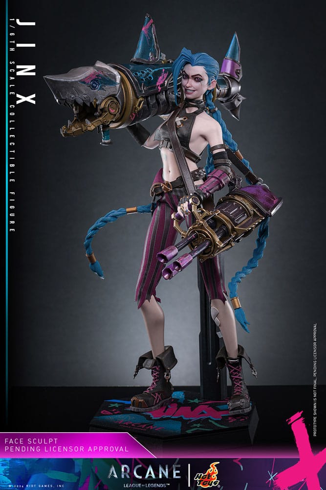 Hot Toys Jinx  Arcane League of Legends Action Figure 1/6 