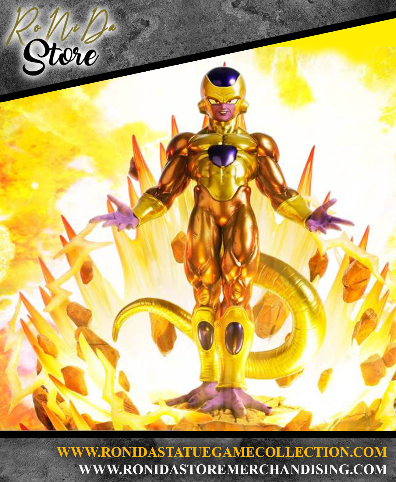 Prime 1 Studio - Frieza "4th Form" and Golden Frieza Dragon Ball Super - 1/4 Statue
