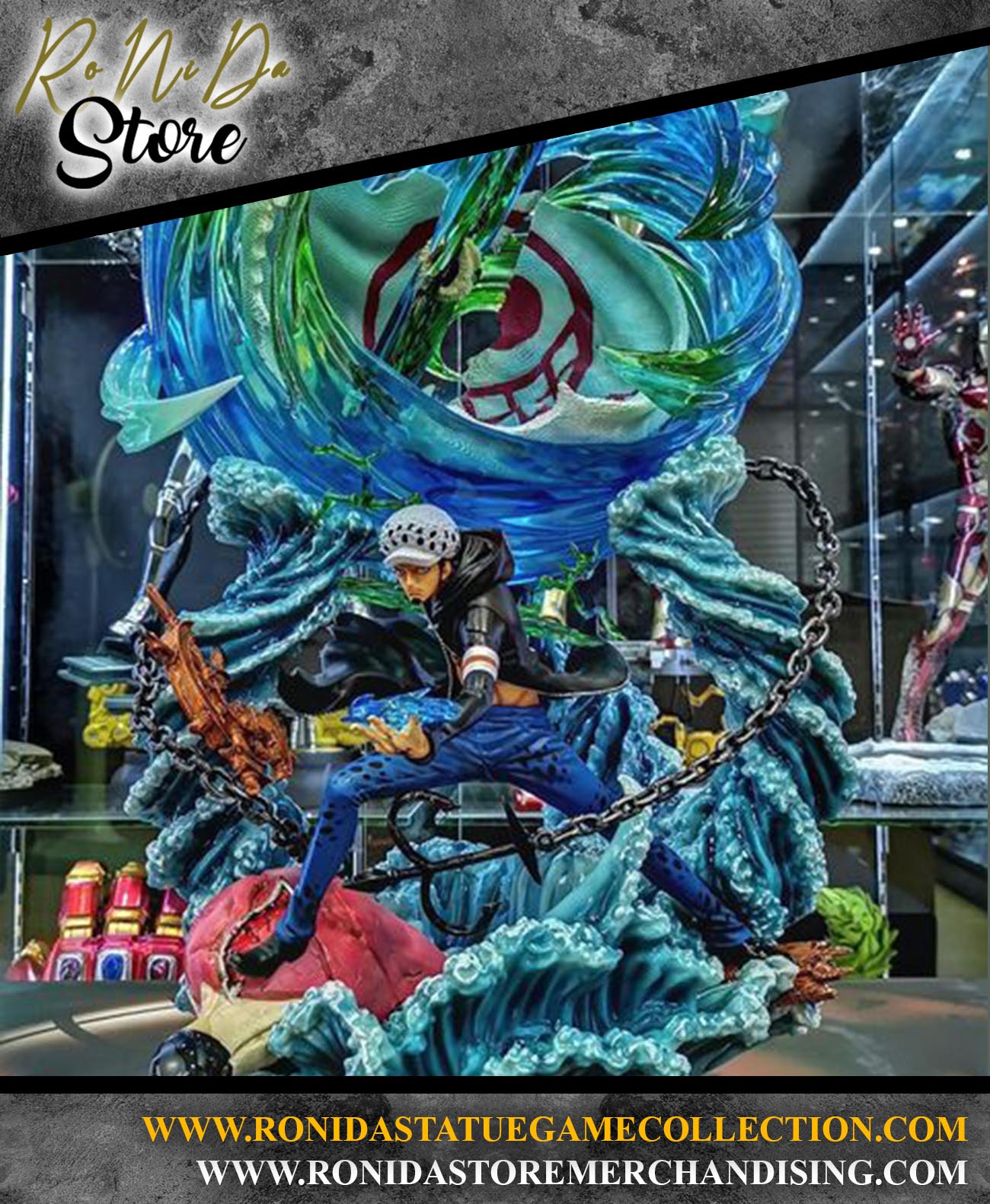 F3 Studio Trafalgar Law One Piece - Resin Statue scale 1:8