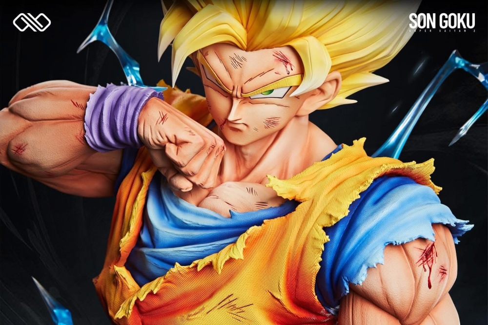 Infinite Studio Dragon Ball SSJ2 Goku Resin Statue