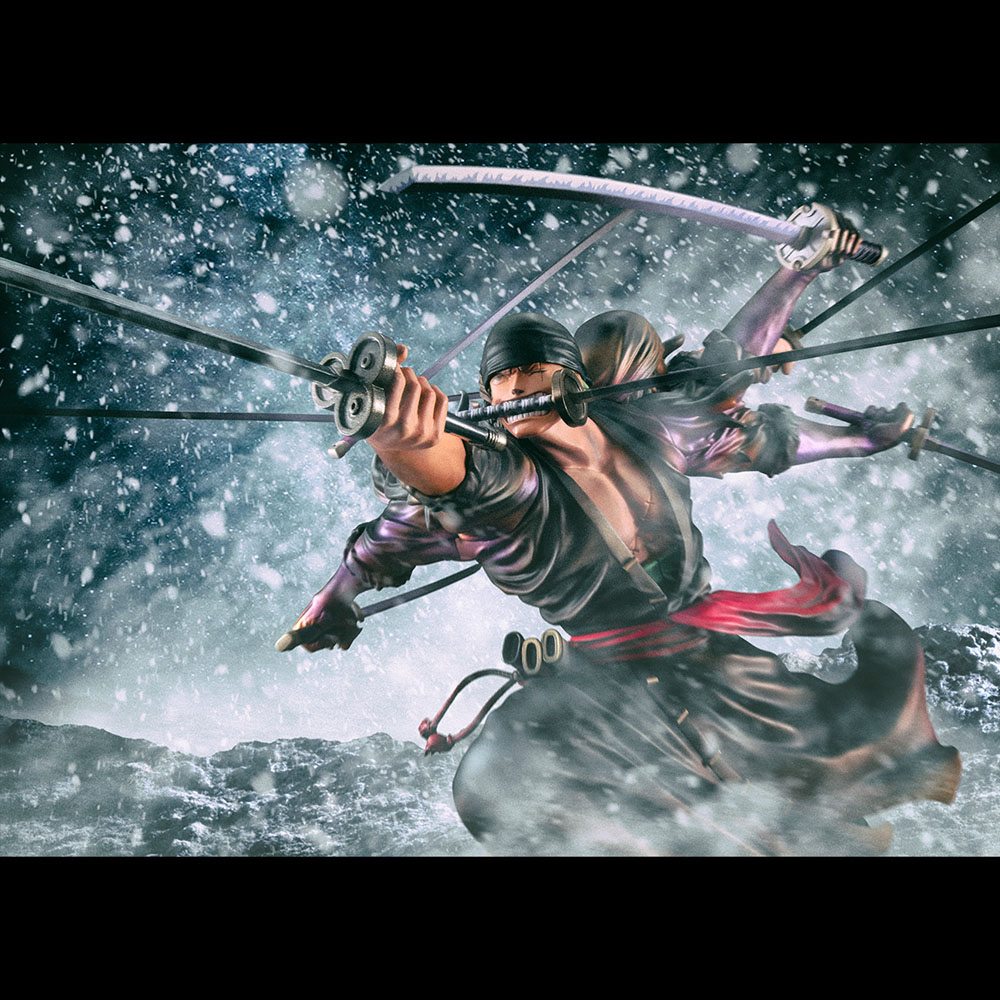 One Piece Roronoa Zoro Ver. Demon Spirit Kyuutouryuu Asura Excellent Model P.O.P PVC Statue SA-Maximum 