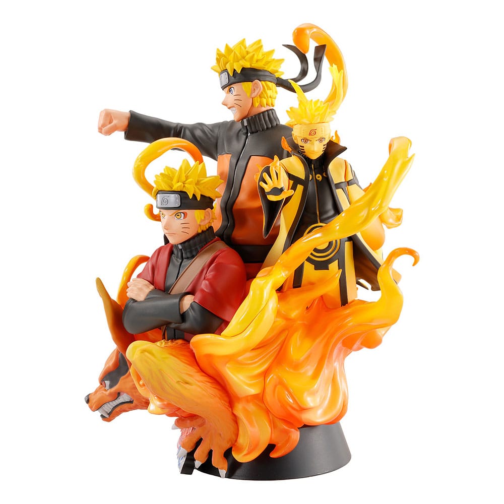 Megahouse Naruto Shippuden Petitrama DX PVC Mini Statue Naruto 01 15 cm