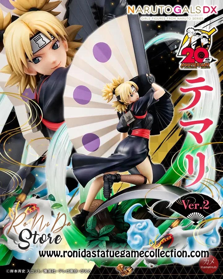 Megahouse Naruto Gals Temari Ver.2 Figure PVC Statue