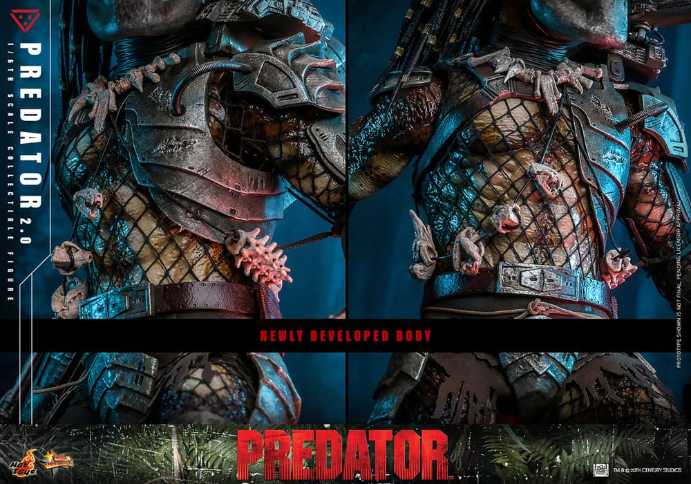 Hot Toys Predator (2.0) Predator Movie Masterpiece Action Figure 1/6 Deluxe Version