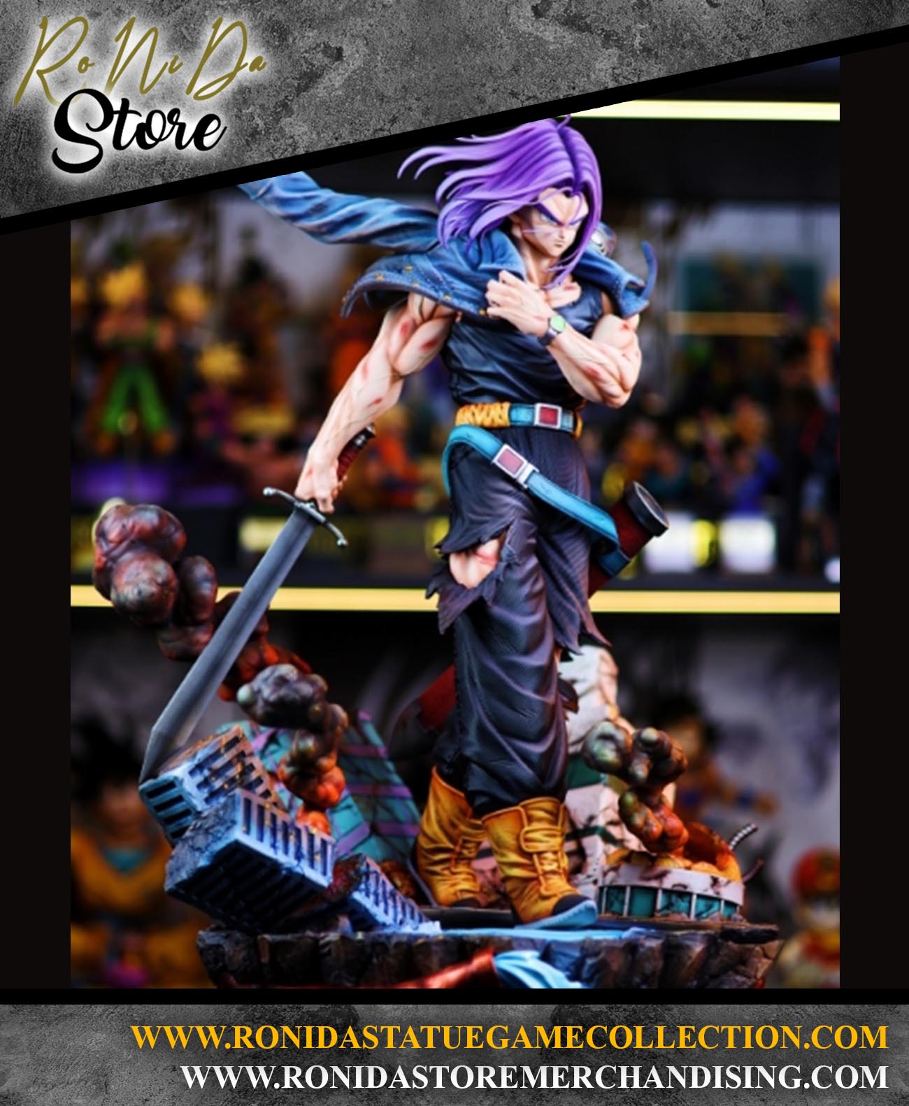 TDR Studio Future Trunks  Dragon Ball Z - 1/6 Resin Statue Anime