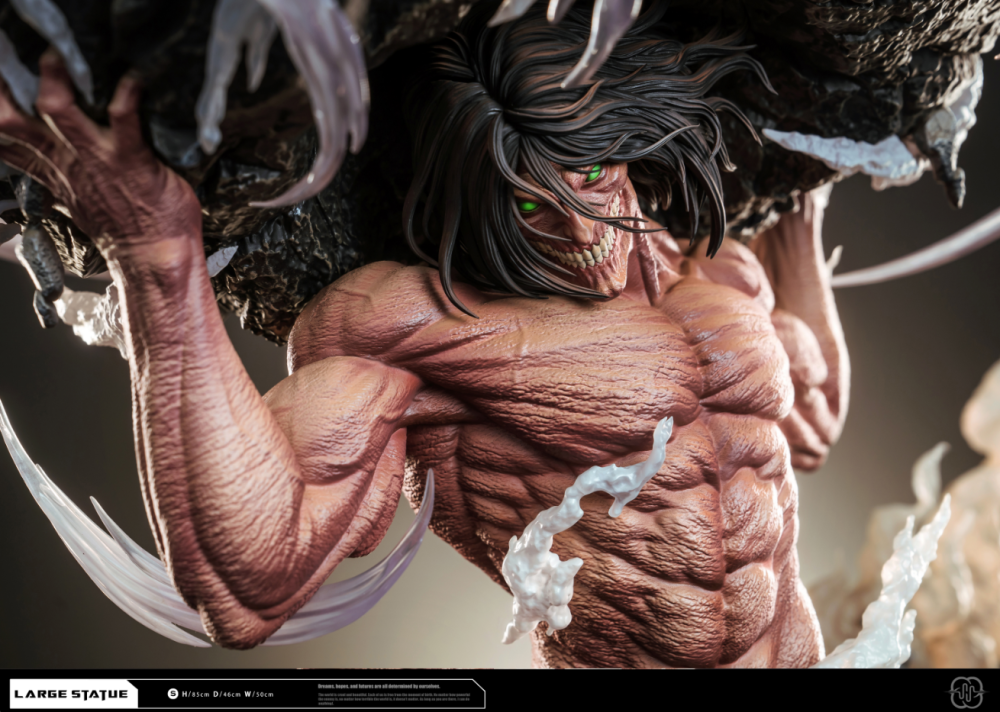 Hertz Studio Eren Yeager block up - Attack on Titan Resin Statue
