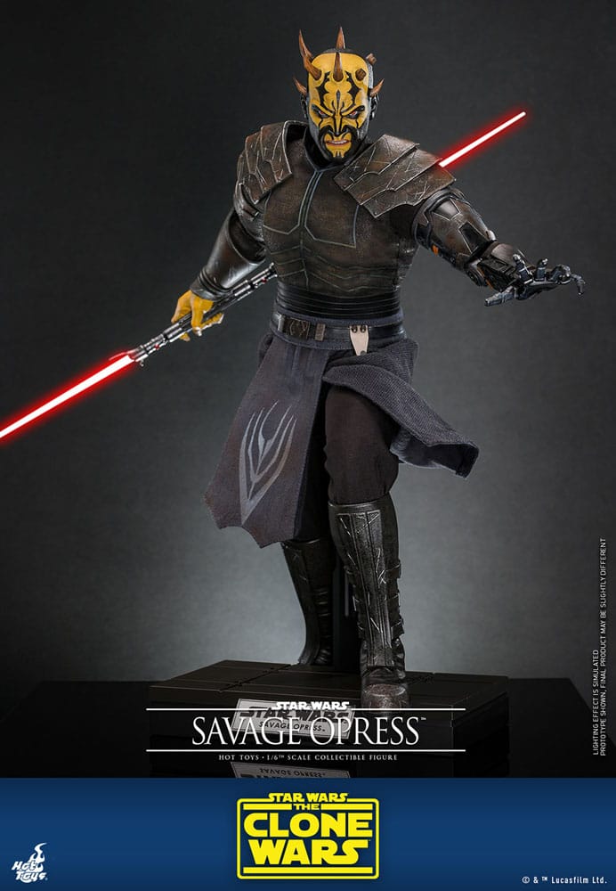 Hot Toys Savage Opress Star Wars: The Clone Wars Action Figure 1/6 