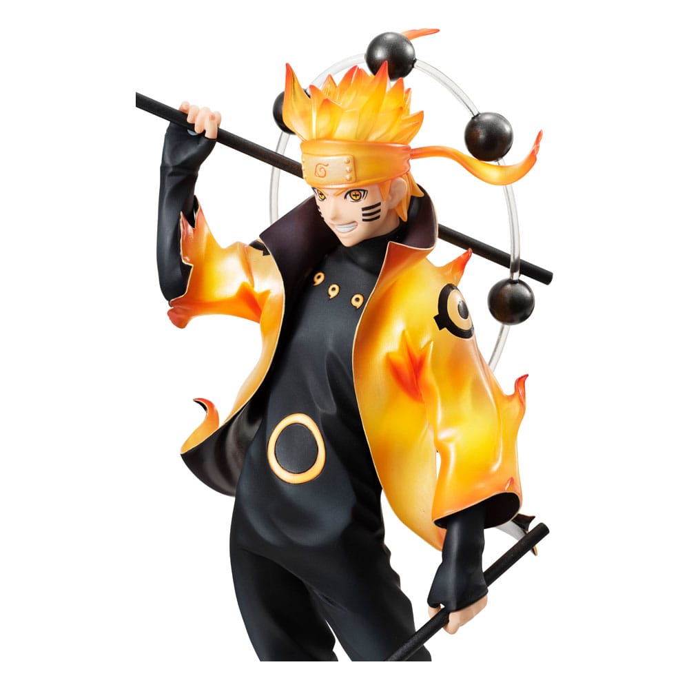 Megahouse Naruto Uzumaki Naruto Shippuden G.E.M. Series PVC Statue 15th Anniversary Ver. 22 cm