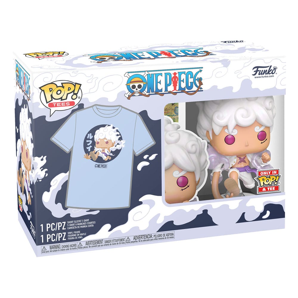 One Piece Funko POP! & Tee Box Luffy Fifth Gear T-shirts One Piece