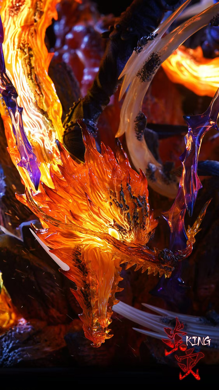 More Fun Studio & Monkey D Studio KING THE WILDFIRE One Piece Resin Statue