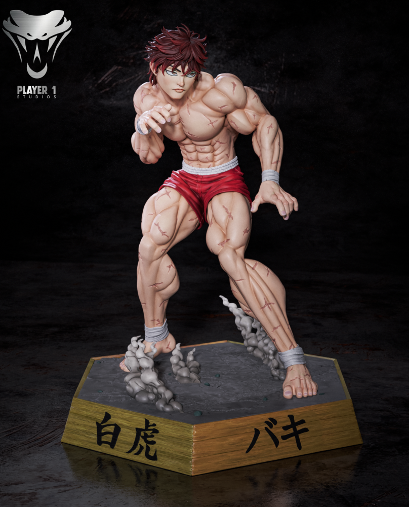 Player 1 Studio Hanma Baki - Baki the Grappler - Resin Statue 1:6 / 1:4