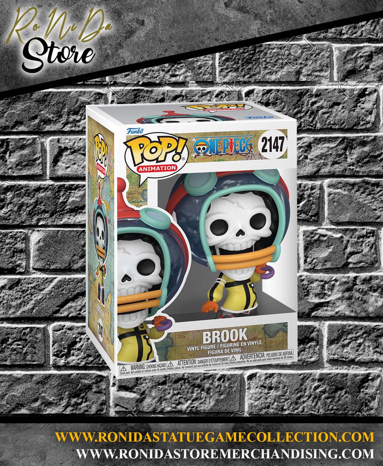 One Piece Funko POP! Animation Figure Brook (Egg)