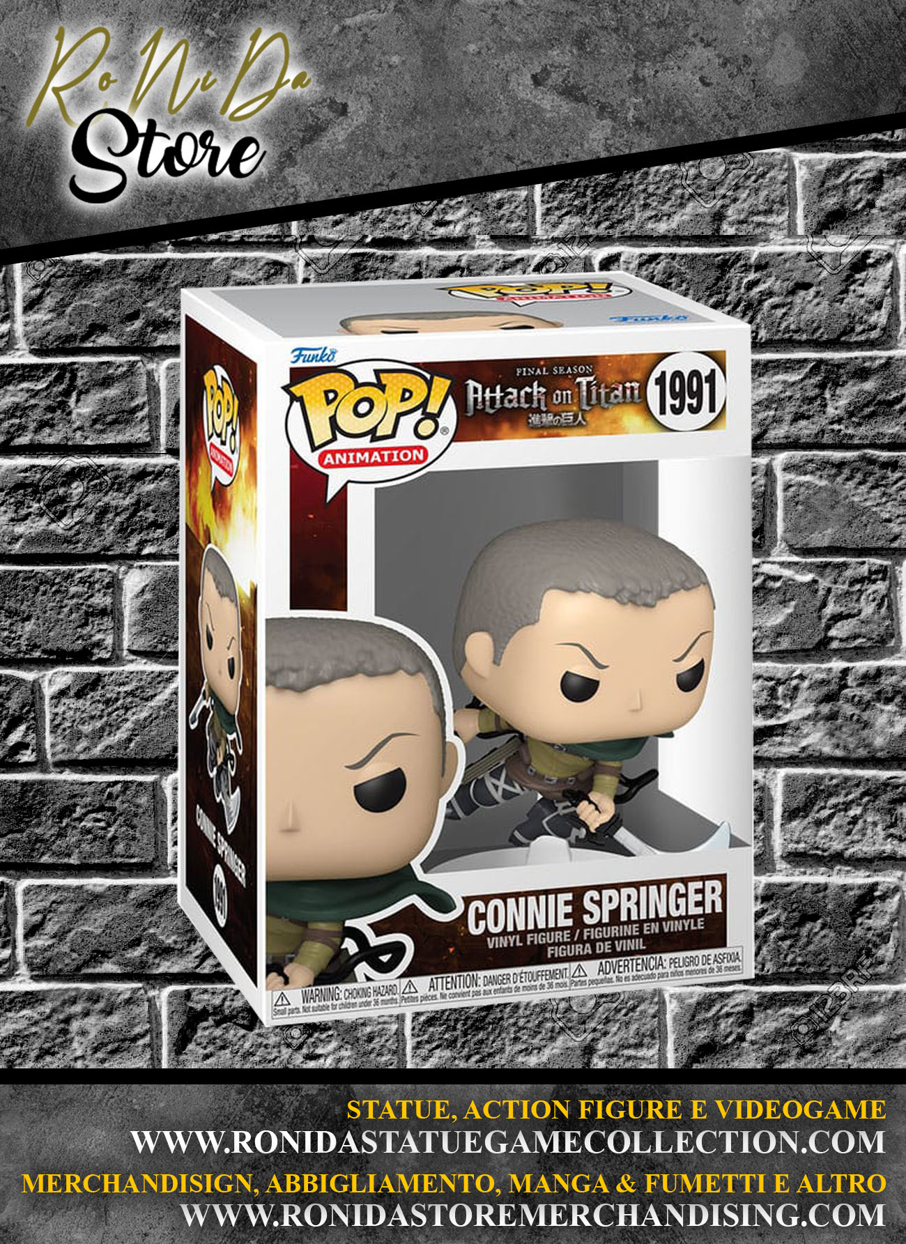 Attack on Titan POP! Conny Springer Animation Vinyl Figure 1991