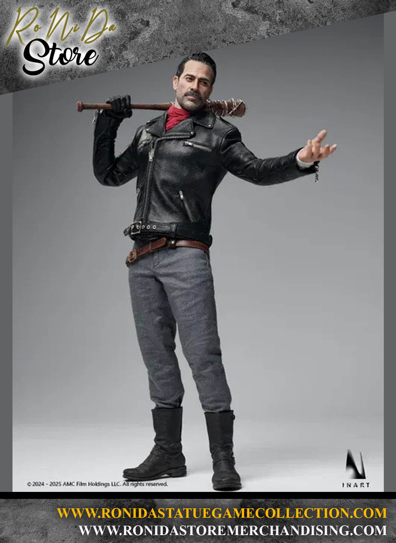 INART Studio Negan The Walking Dead Season 8 1/6 Collectible Figure - (Licensed)