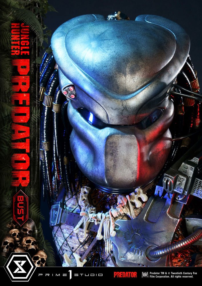 Prime 1 Studio Predator Bust 1/3 Jungle Hunter Predator 37 cm