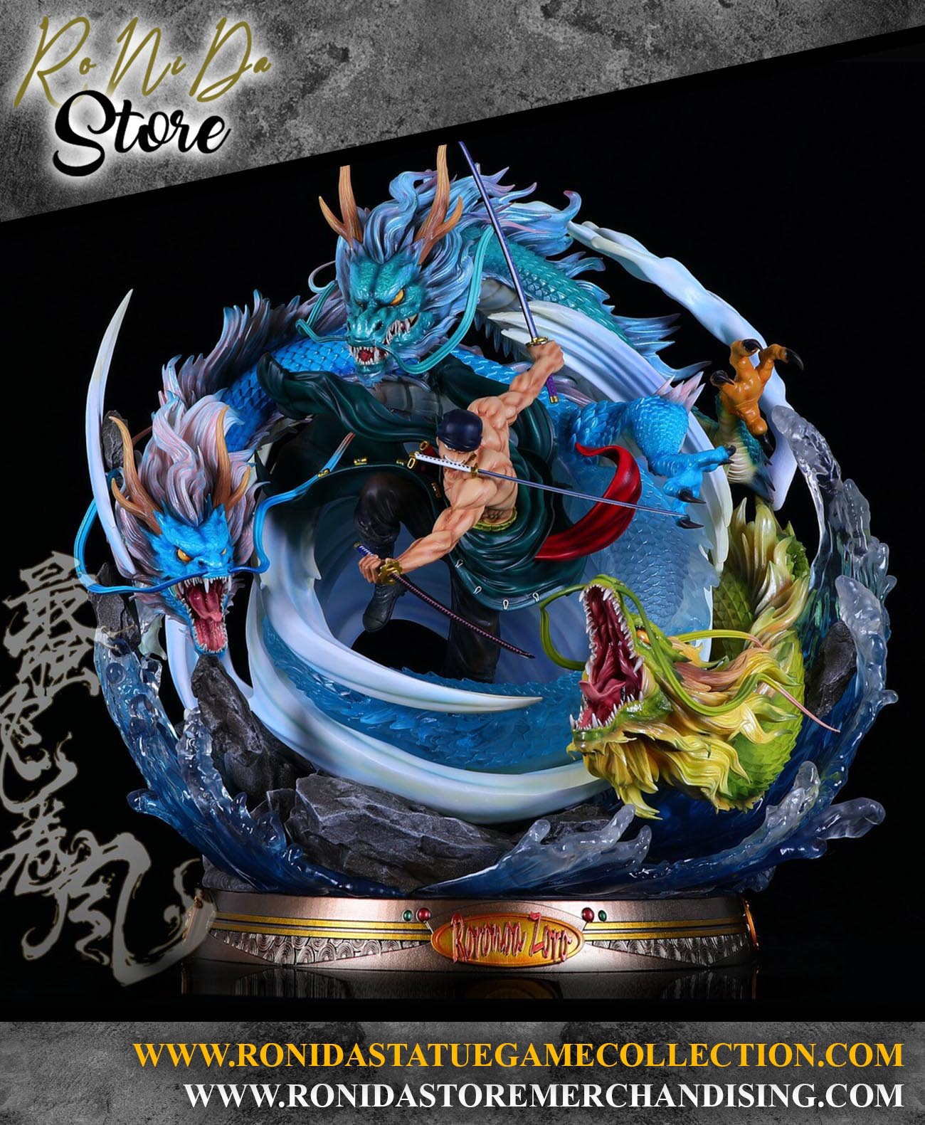 BP Studio Roronoa Zoro One Piece Resin Statue